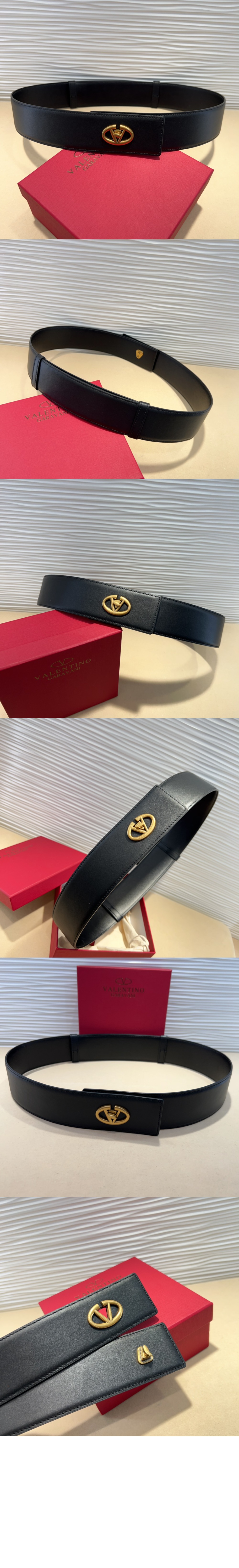 볼드 에디션 가죽 벨트 > 발렌티노