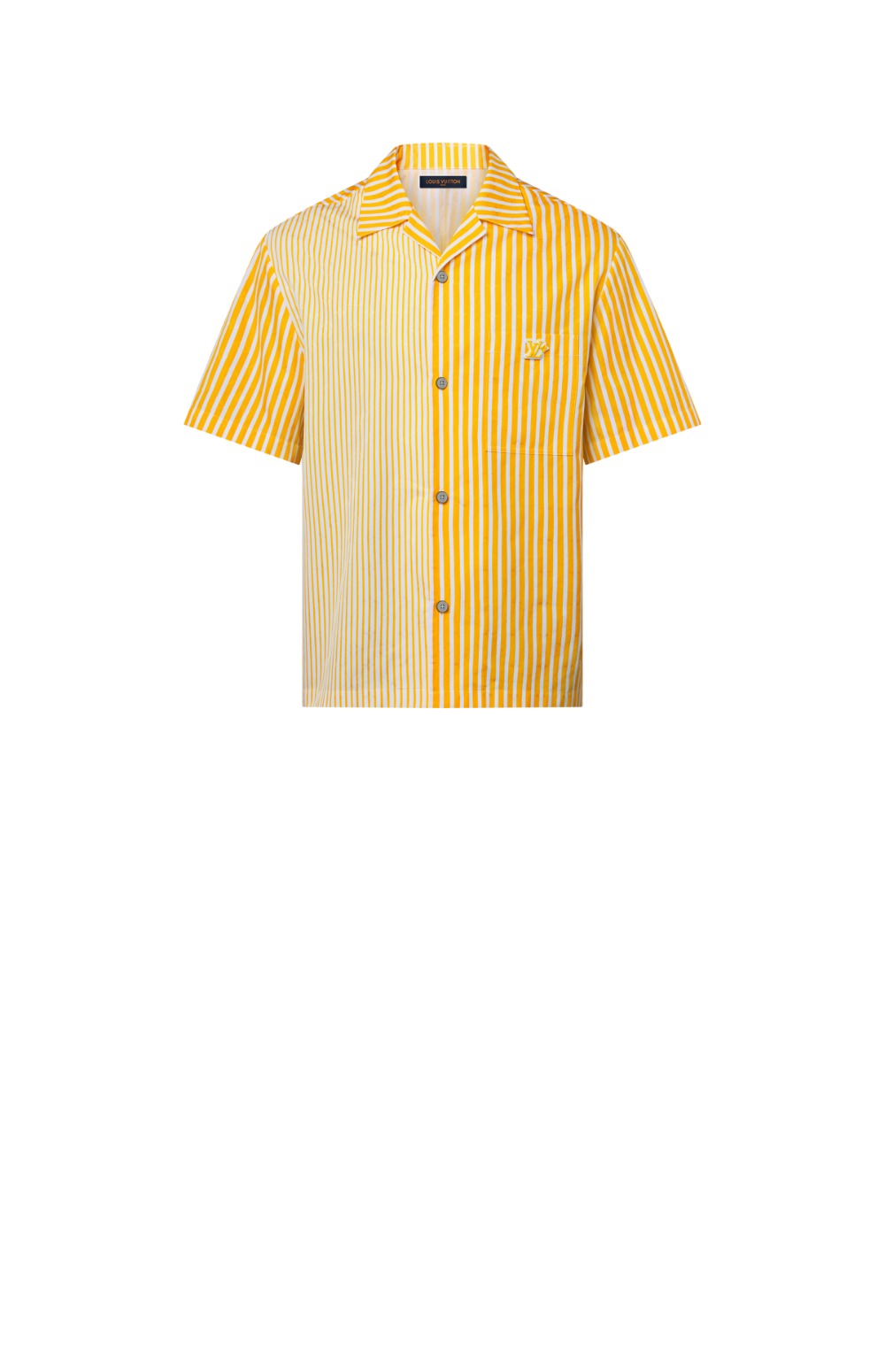 모노그램 스트라이프드 패치워크 쇼트 슬리브드 셔츠 > Etc - 기타제품