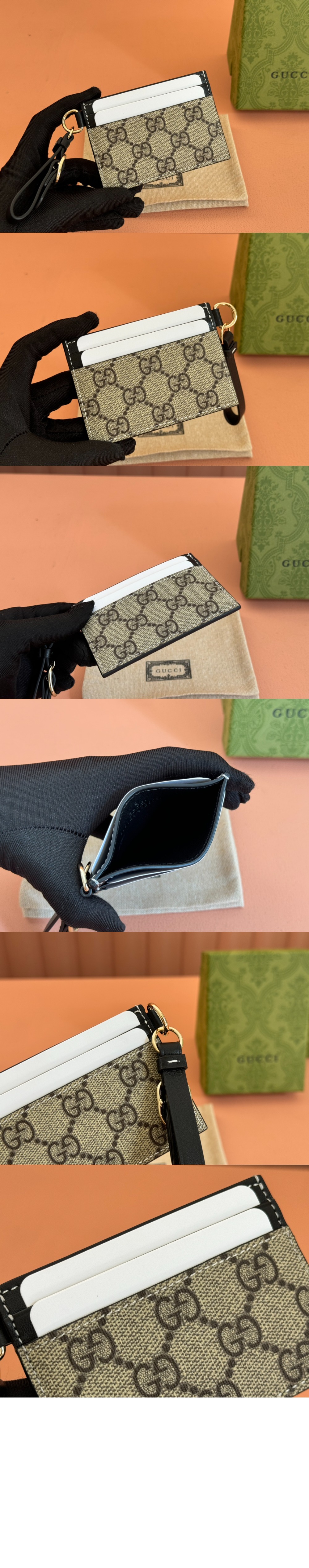 GG 엠블럼 스트랩 카드 케이스 819121 > GG Emblem - GG 로고