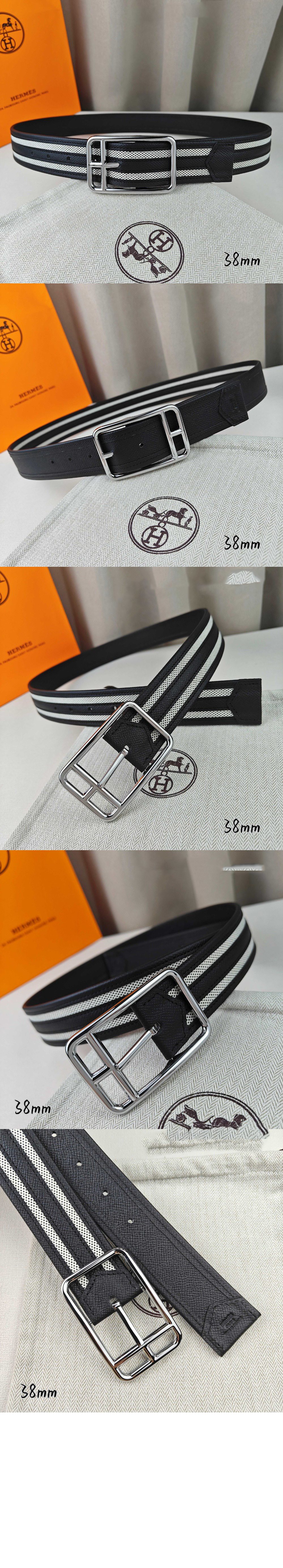 코드 리비에라  리버시블 가죽 벨트 > 에르메스