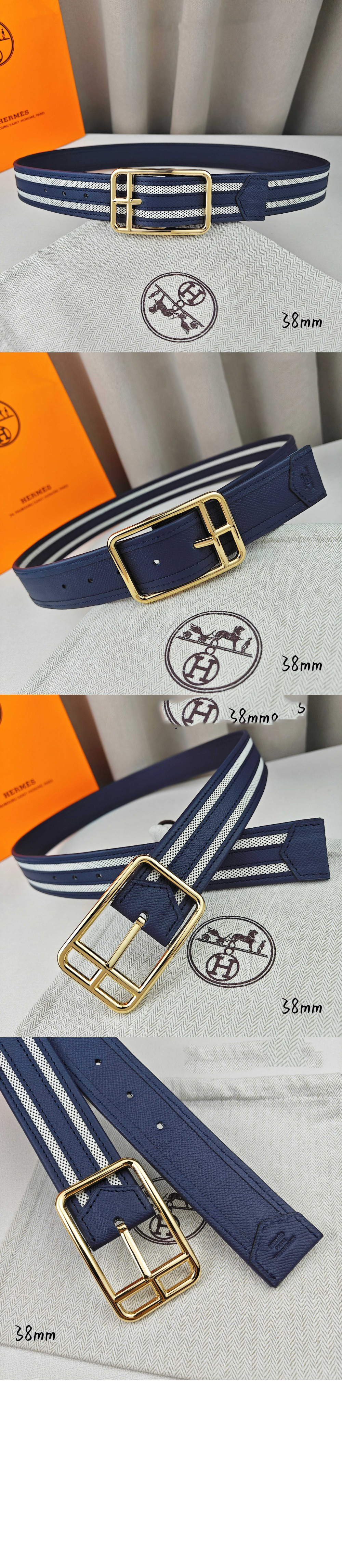 코드 리비에라  리버시블 가죽 벨트 > 에르메스