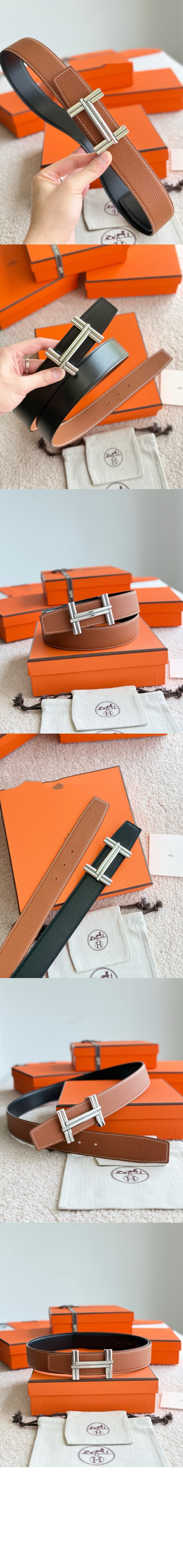 벨트 버클 벨트 가죽 트래버스 리버시블 > 에르메스