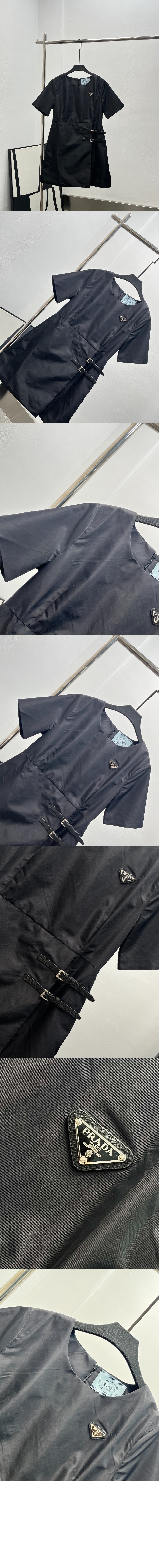 리나일론 미니드레스 > 프라다