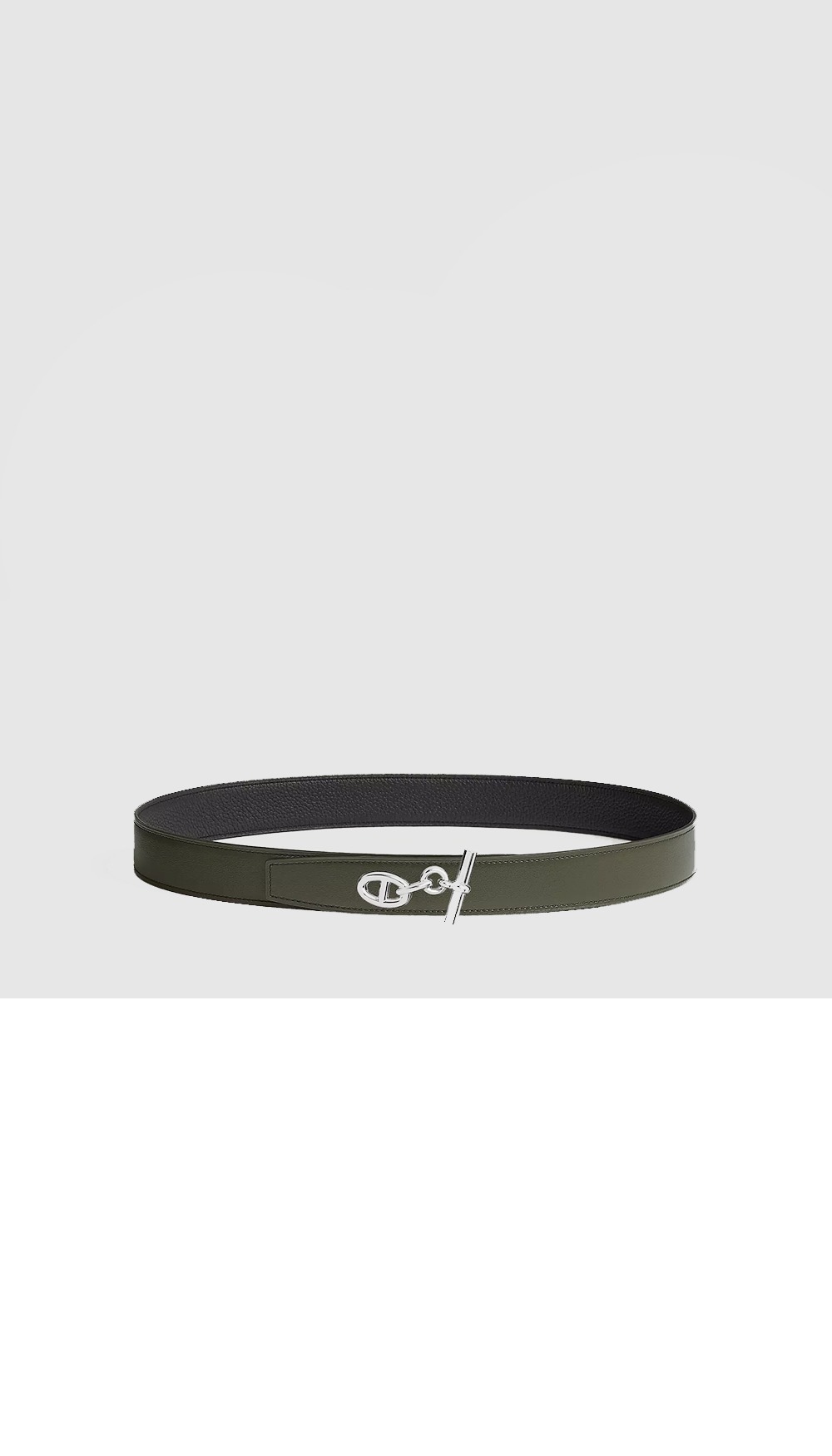 Yachting 벨트 버클 리버서블 가죽 스트랩 > 에르메스