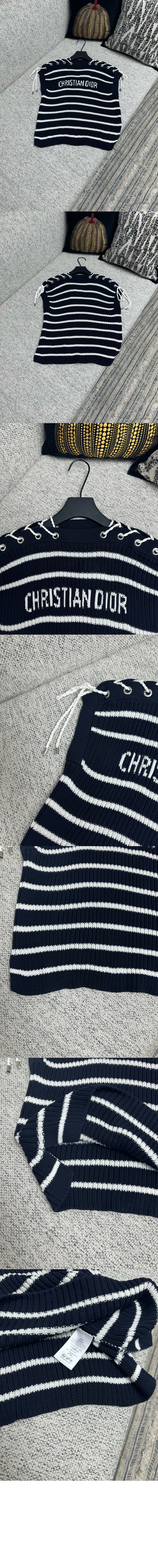 Dioriviera 레이스업 캡 슬리브 스웨터 > Etc - 기타제품