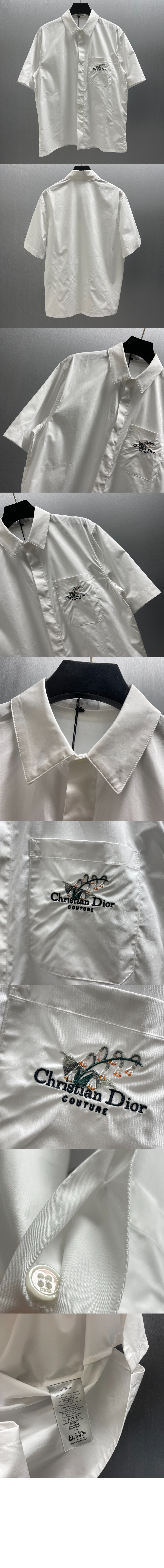 Christian Dior Couture 은방울꽃 자수 반소매 셔츠 > Etc - 기타제품