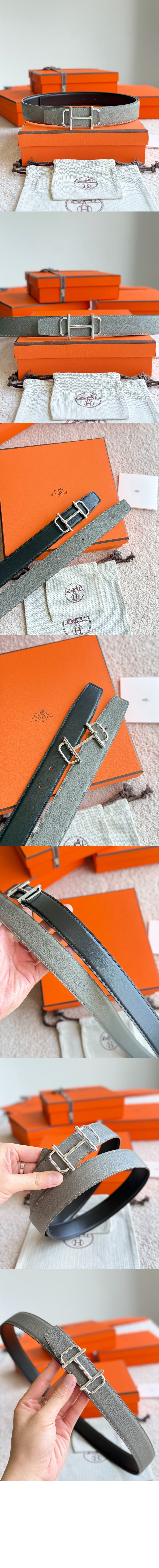 Royal 벨트 버클 리버서블 가죽 스트랩 > 에르메스