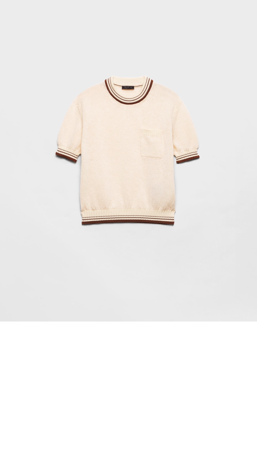 셰틀랜드 울 크루넥 스웨터 > 프라다