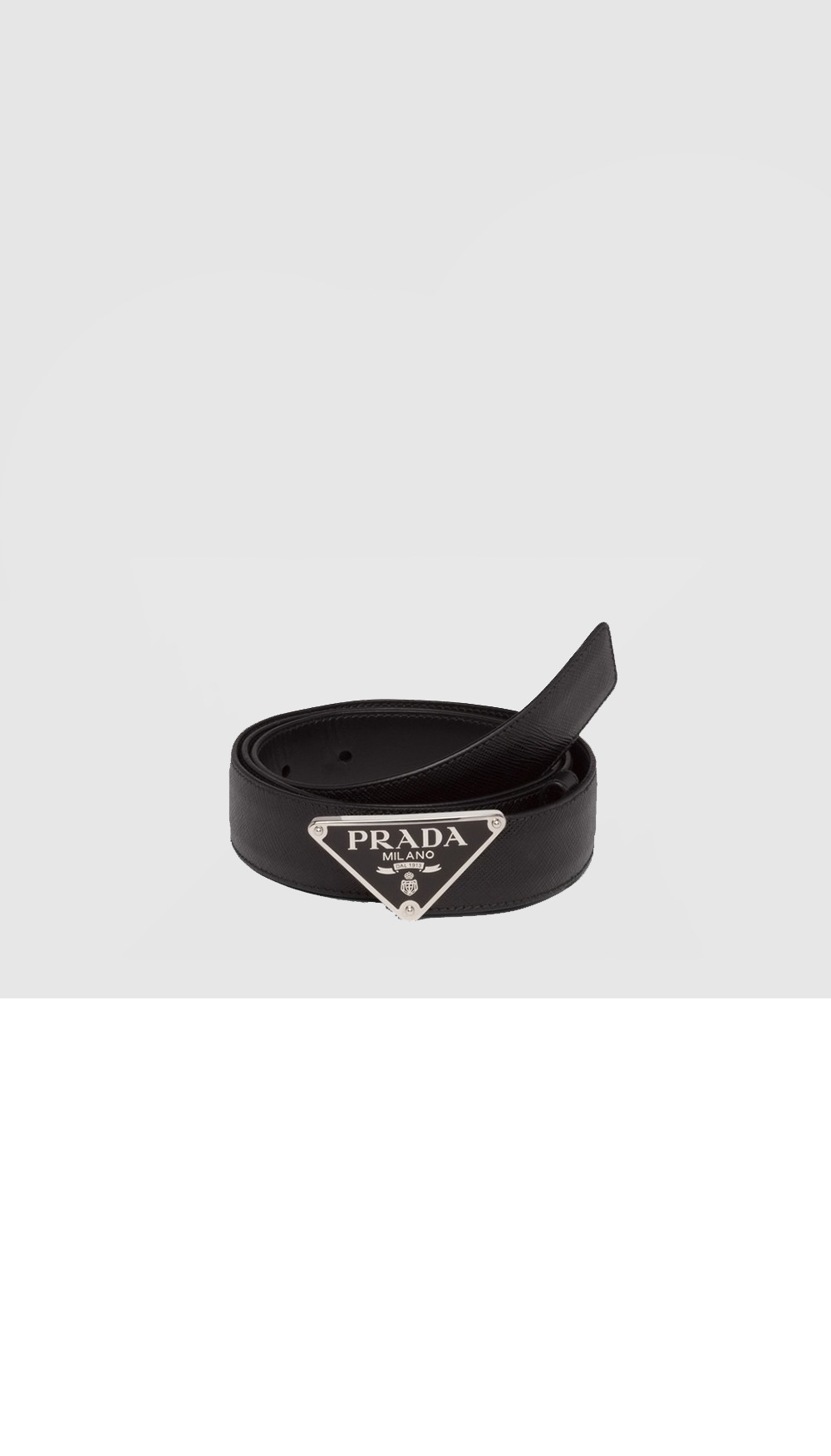 사피아노 벨트 삼각로고 2CM217 > 프라다