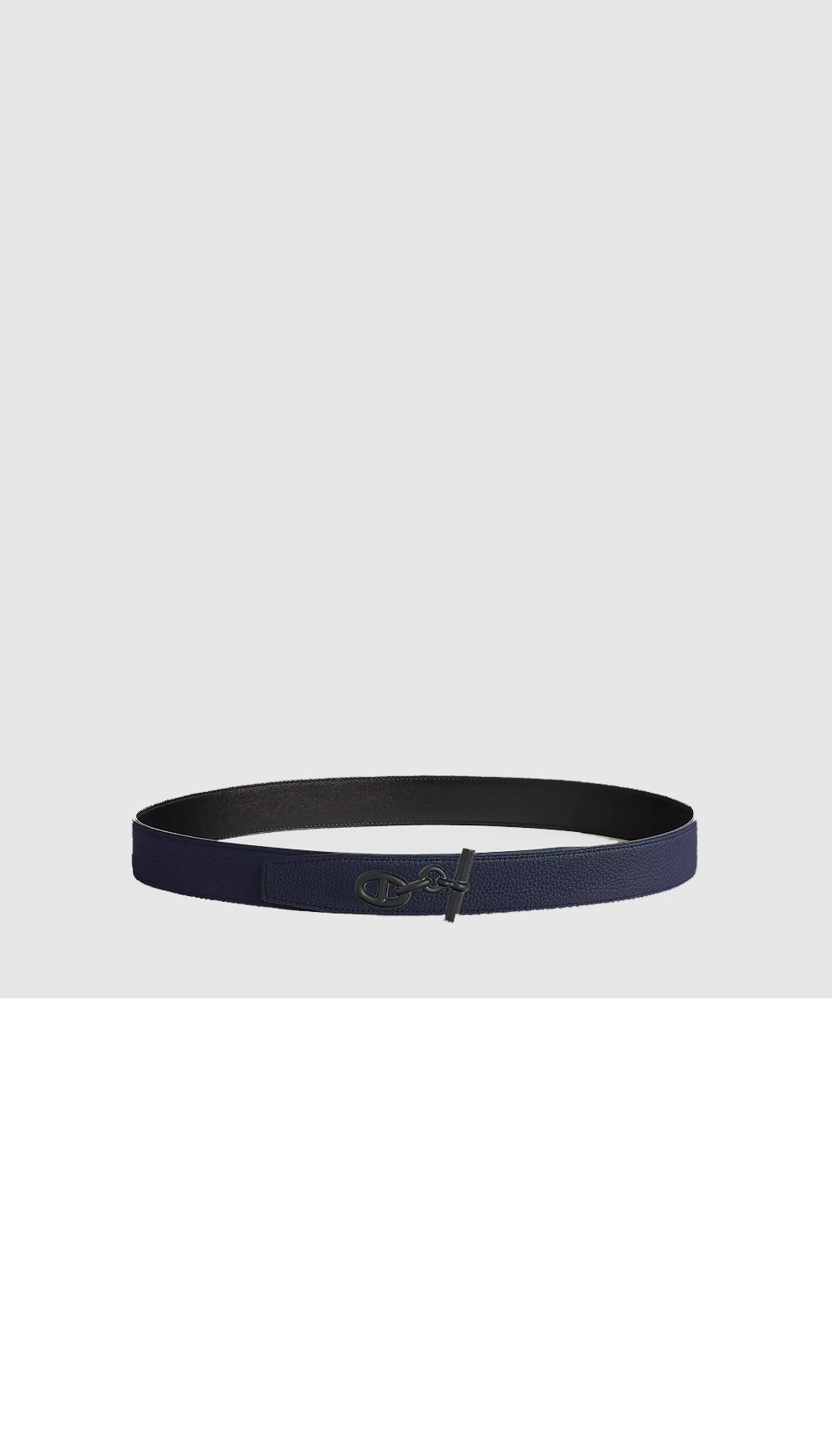 Yachting 벨트 버클 리버서블 가죽 스트랩 > 에르메스