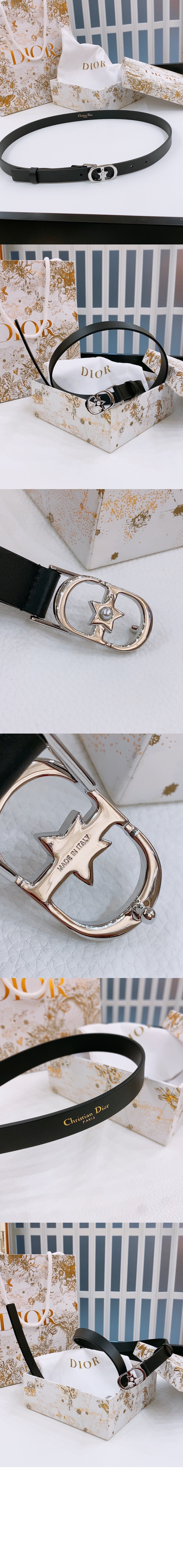 Lucky 30 Montaigne Star 벨트 B0448 > 디올