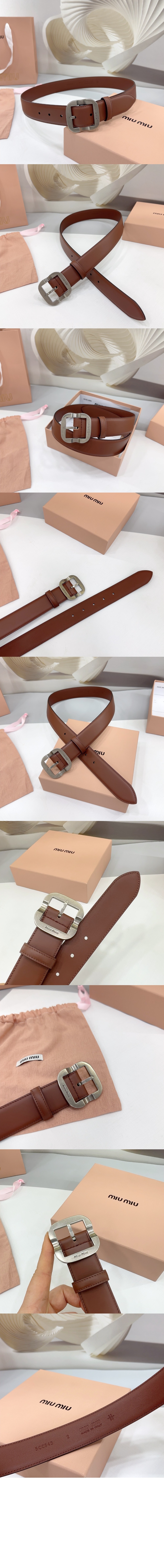 가죽 벨트 5CC663 > 미우미우