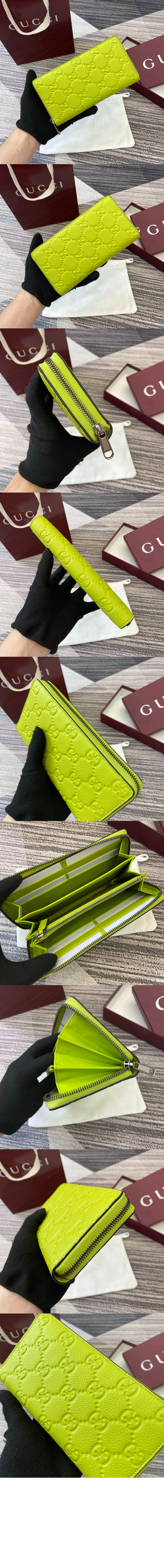 임프린트 집 어라운드 지갑 GG 가죽 835003 > GG Zipper Walle - GG 지퍼월렛