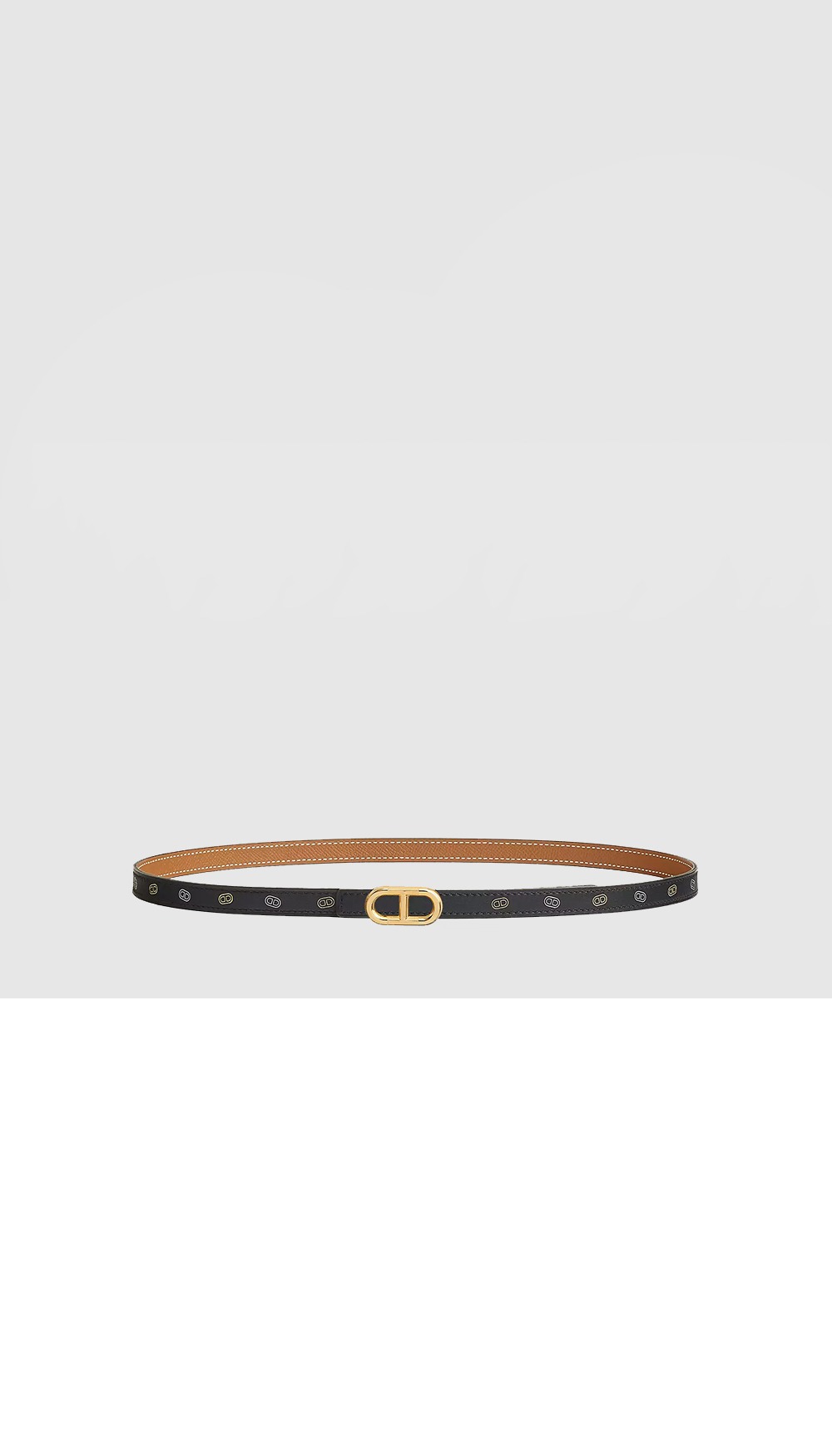 Maillon H 벨트 버클 Hermes sur Mer 리버서블 가죽 스트랩 > 에르메스