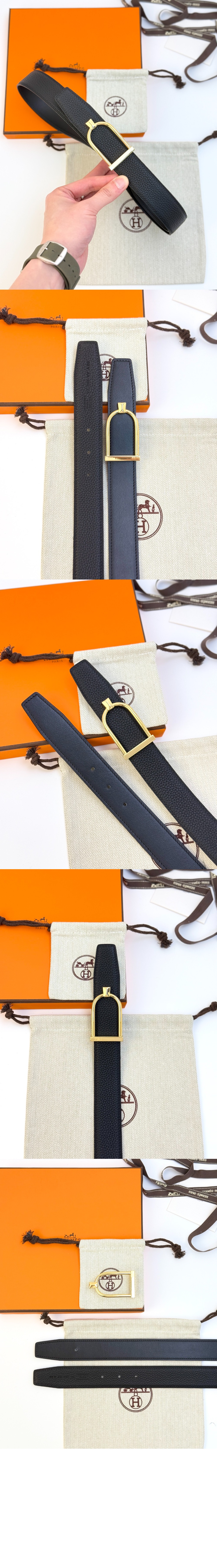 Ecrin 벨트 버클 리버서블 가죽 스트랩 > 에르메스