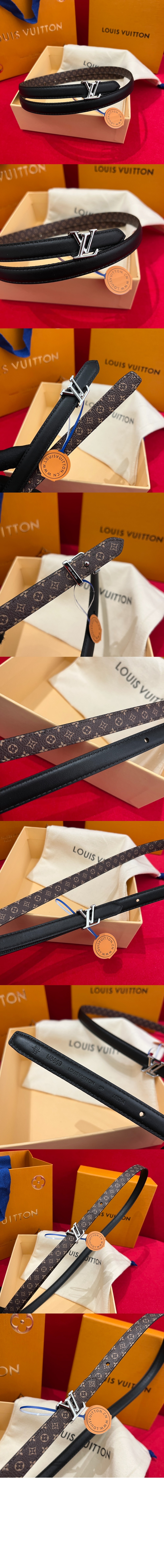 미니 양면 가죽 벨트 M8869W > 루이비통