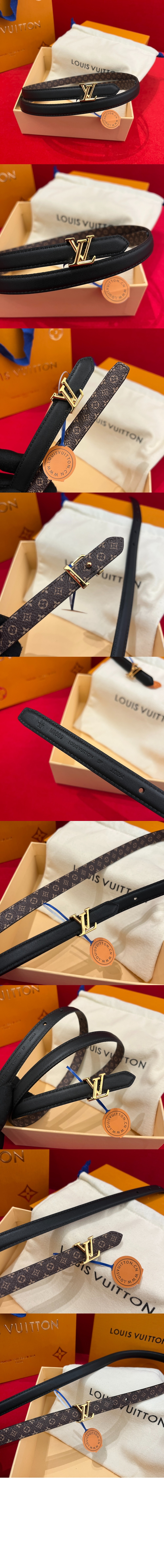 미니 양면 가죽 벨트 M8869W > 루이비통