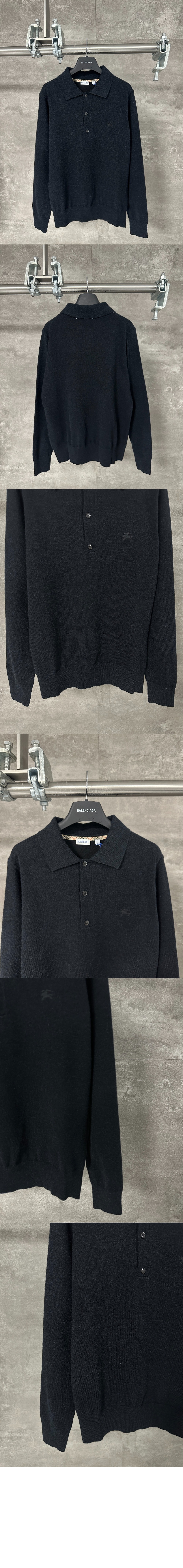 롱 슬리브 캐시미어 블렌드 폴로셔츠 > Etc - 기타제품