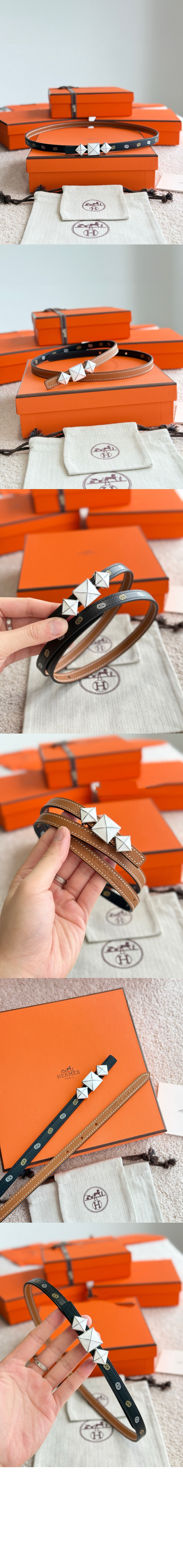 1925 벨트 버클 Hermes sur Mer 리버서블 가죽 스트랩 > 에르메스