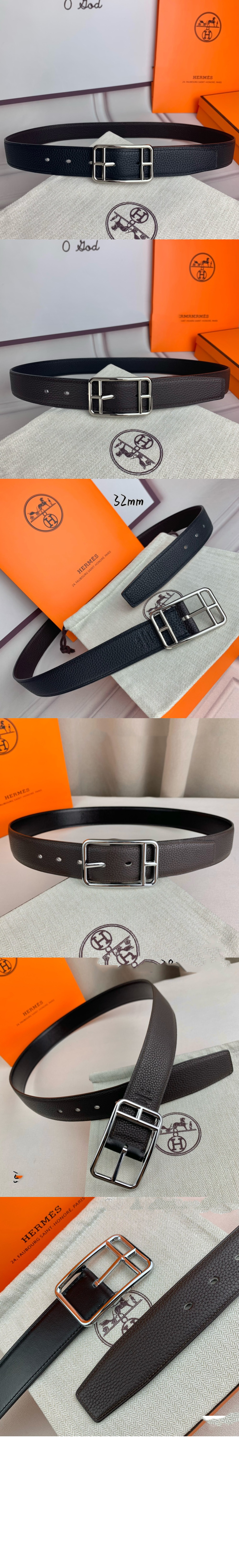 케이프 코드 양면 벨트 > 에르메스
