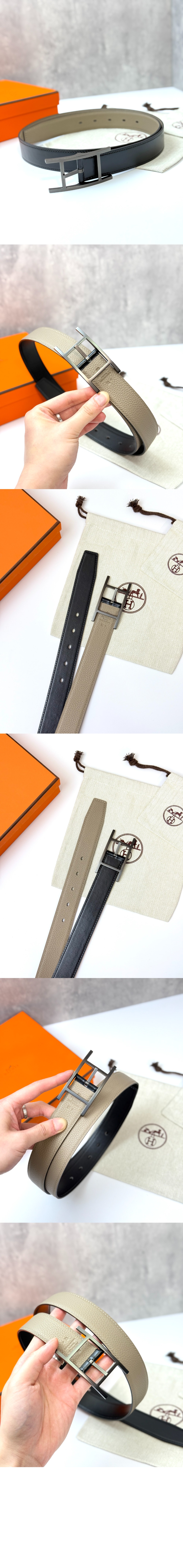 Quantin 양면 벨트 > 에르메스