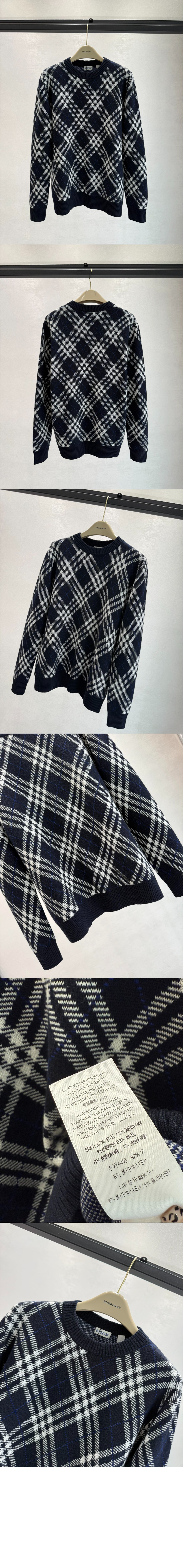 체크 울 블렌드 스웨터 > Etc - 기타제품