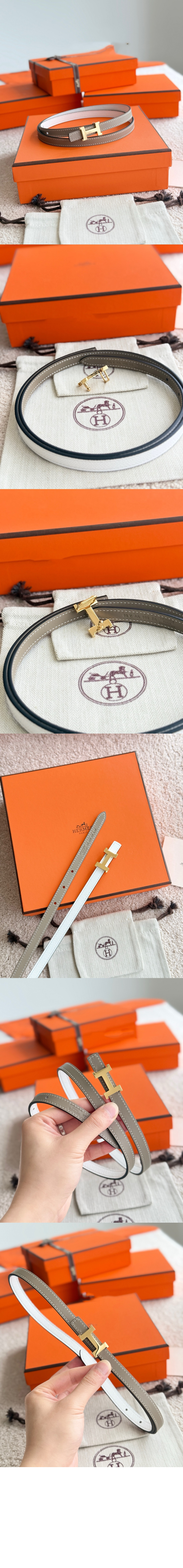 Mini 5382 벨트 버클 리버서블 가죽 스트랩 > 에르메스