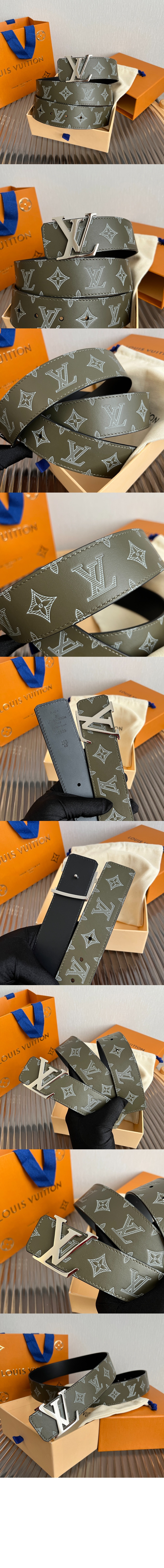 양면 가죽 벨트 M8895U > 루이비통