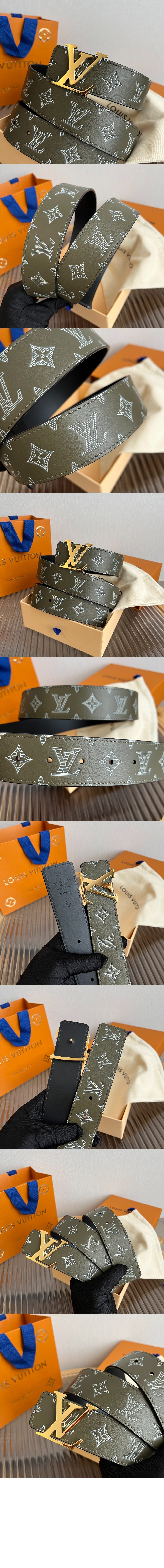 양면 가죽 벨트 M8895U > 루이비통