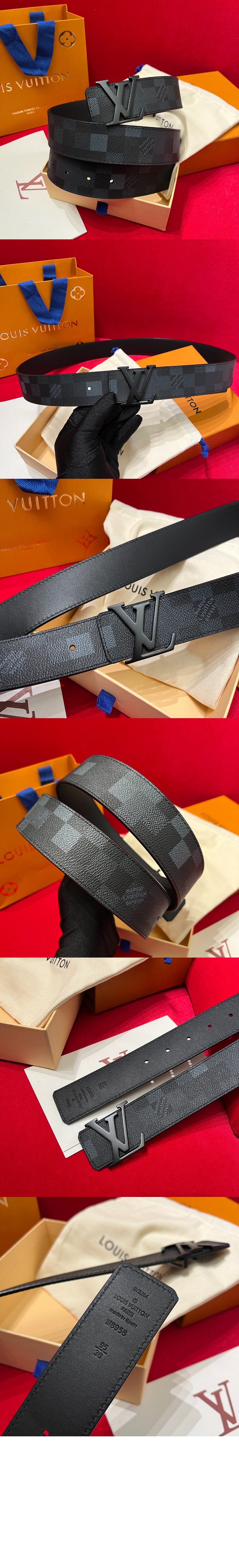 이니셜 다모플라주 리버서블 벨트 M8958T > 루이비통