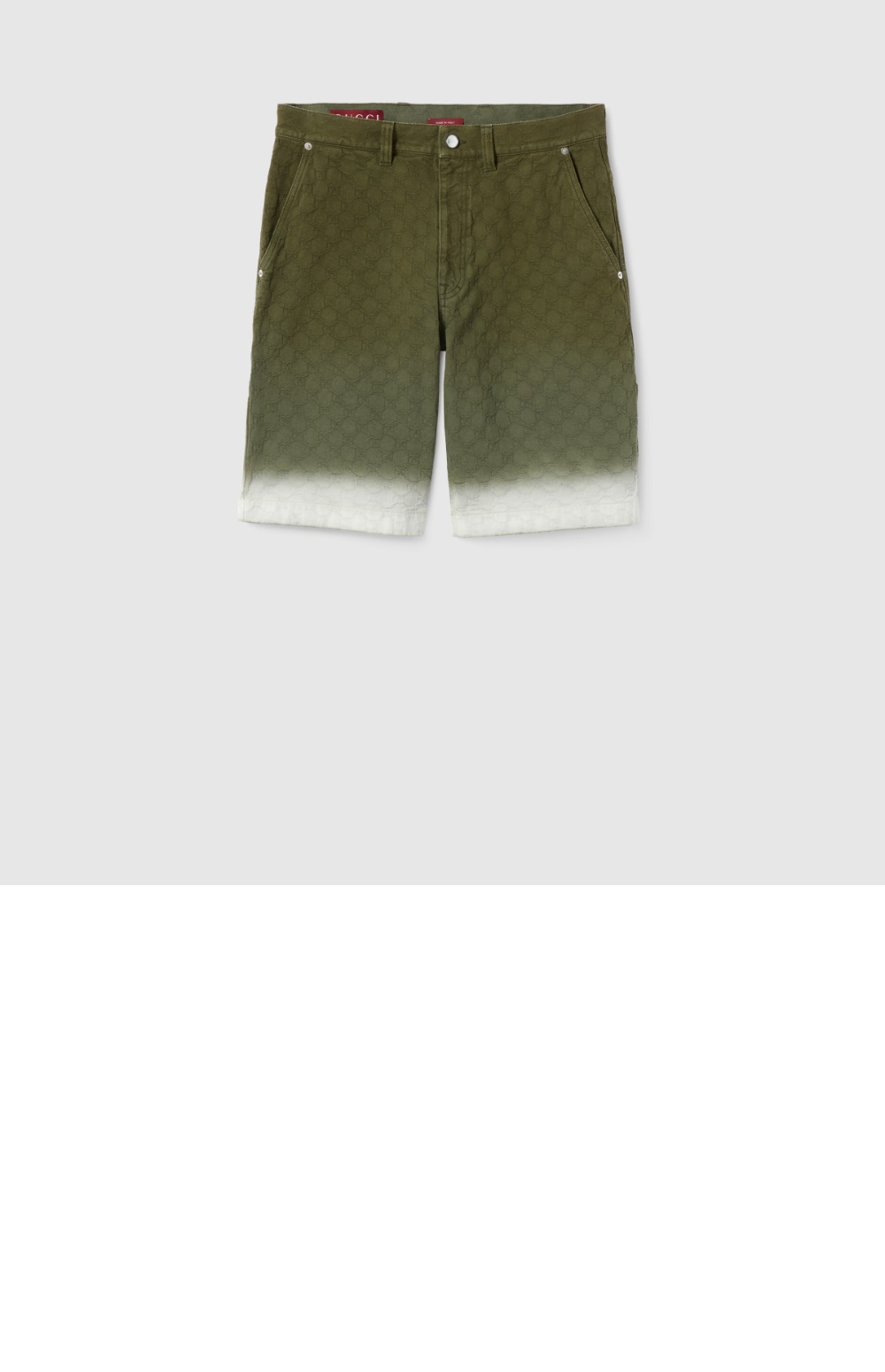 표백 GG 코튼 데님 자카드 반바지 > Etc - 기타제품