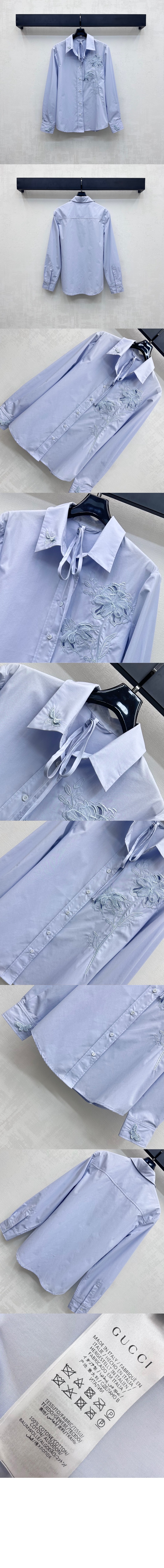 자수 코튼 포플린 셔츠 > Etc - 기타제품