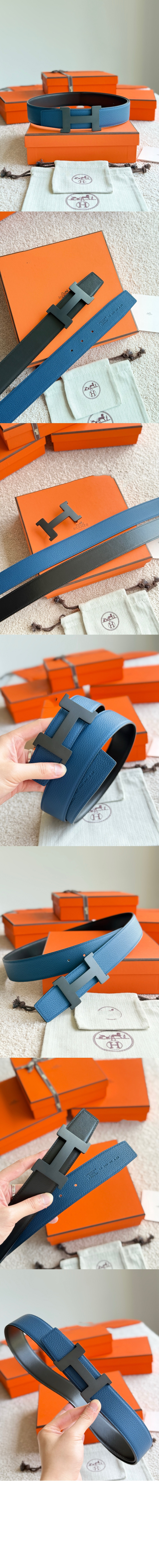 Constance 벨트 버클 리버서블 가죽 스트랩 > 에르메스