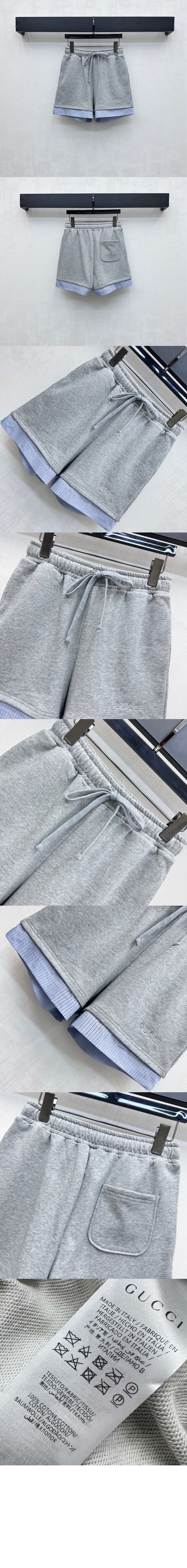 자수가 들어간 코튼 저지 반바지 > Etc - 기타제품