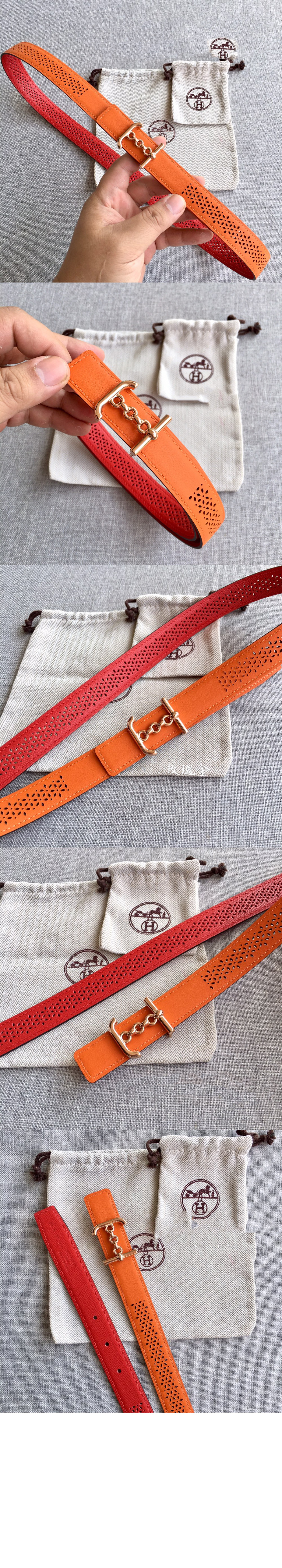 ANCRE MARIN 버클 양면 벨트 > 에르메스