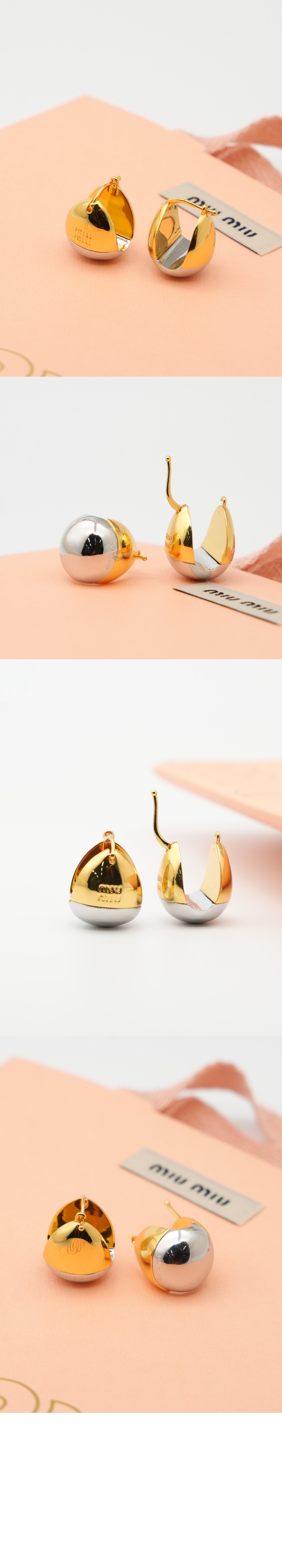 에나멜 메탈 이어링 5IO304 > 미우미우