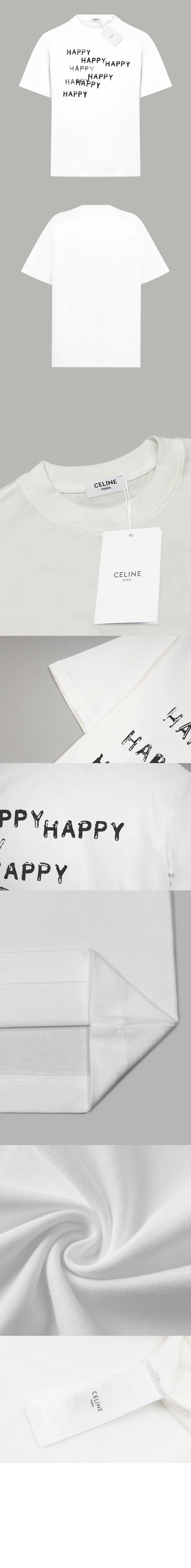 Happy Happy 루즈 코튼 저지 티셔츠 > Etc - 기타제품