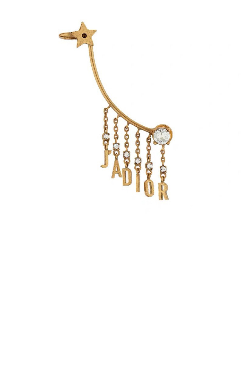 이어커프 레터링 드롭 귀걸이 E1162 > 디올