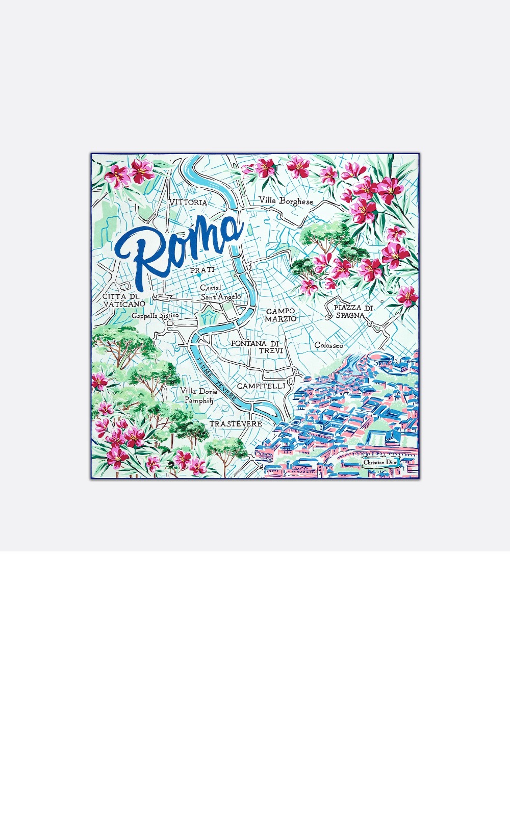 Souvenir 90 스퀘어 스카프 54RIV > 디올