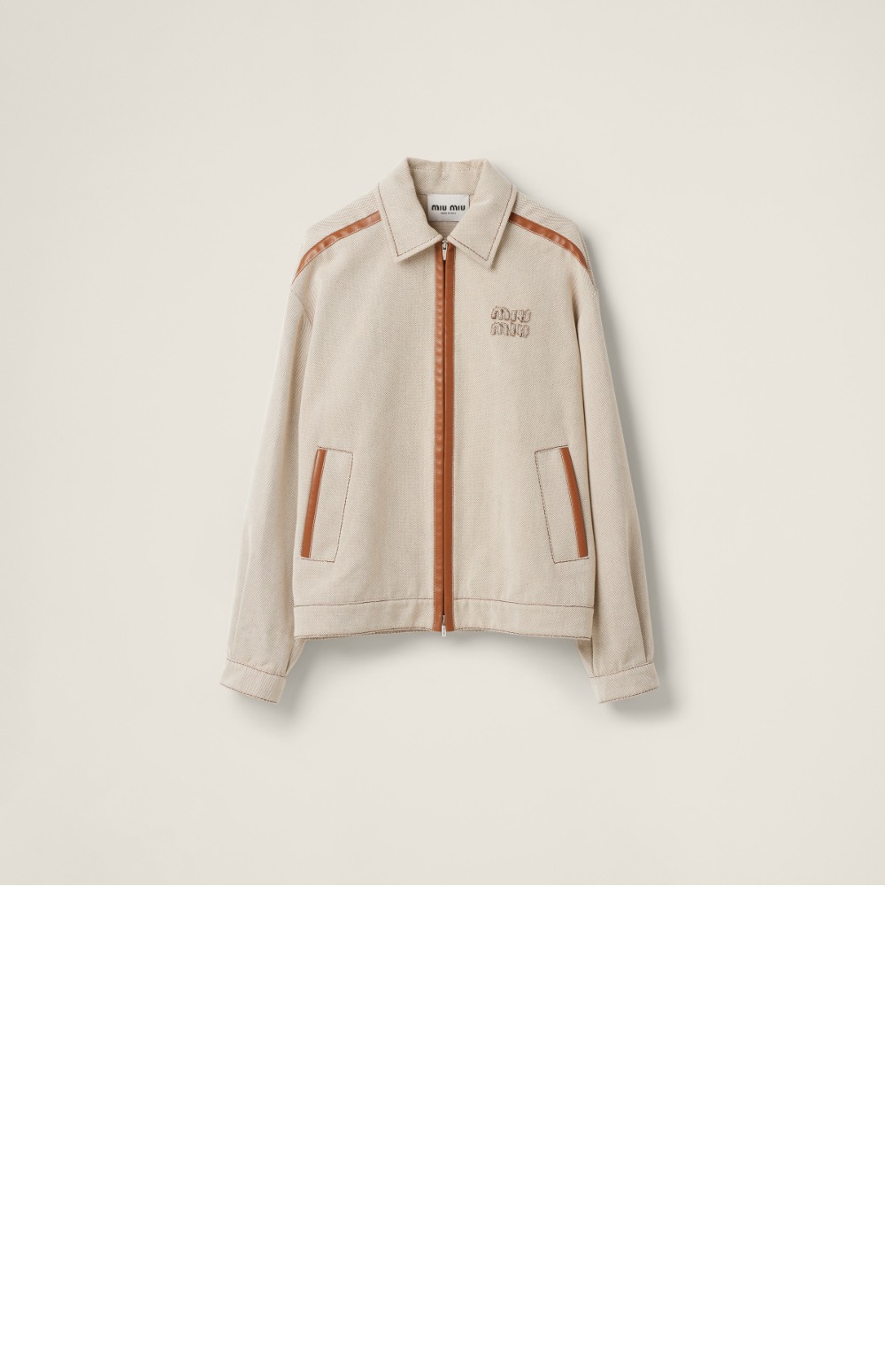 자카드 캔버스 블루종 재킷 > Etc - 기타제품