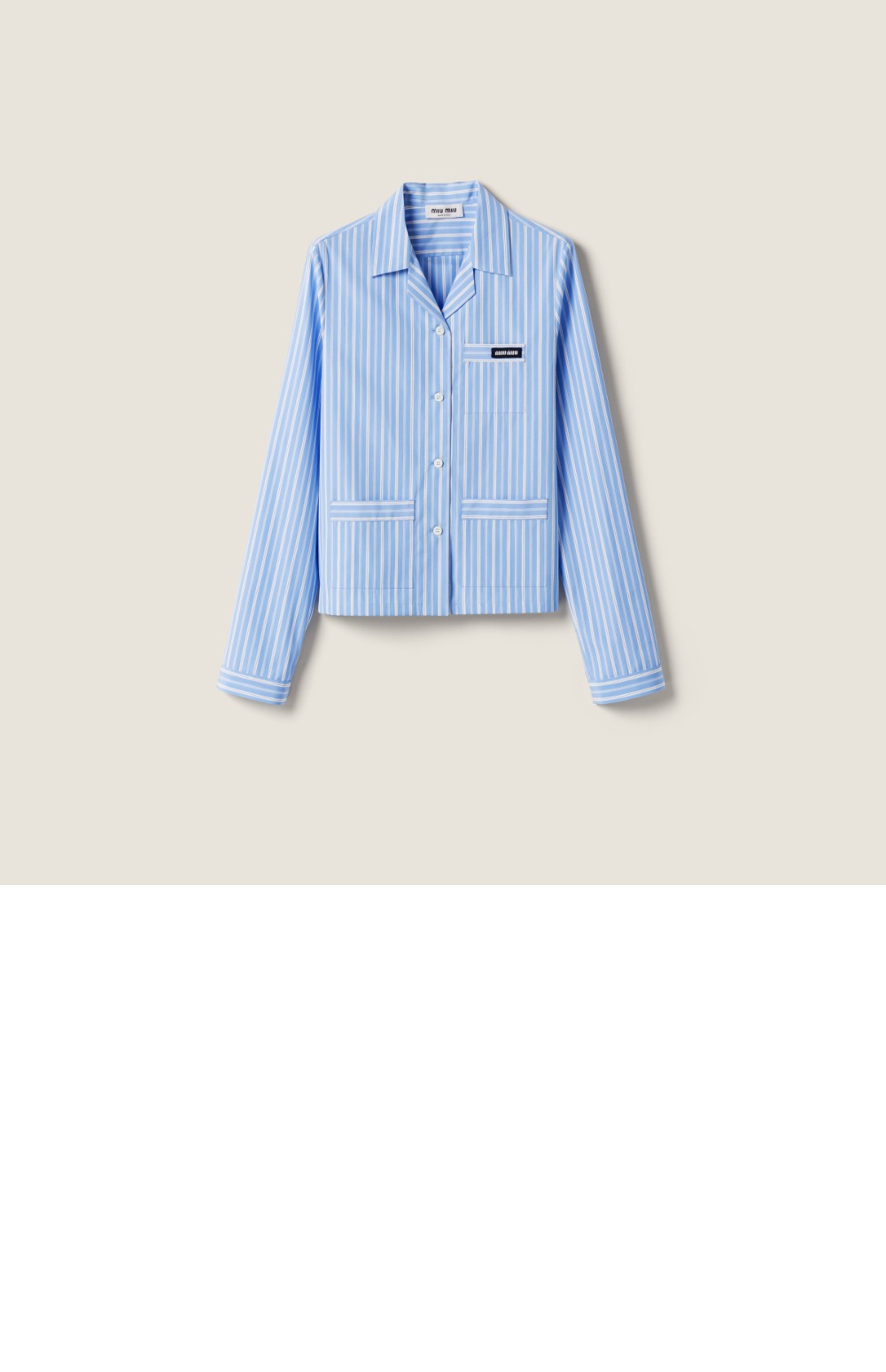 스트라이프 포플린 파자마 셔츠 > Etc - 기타제품