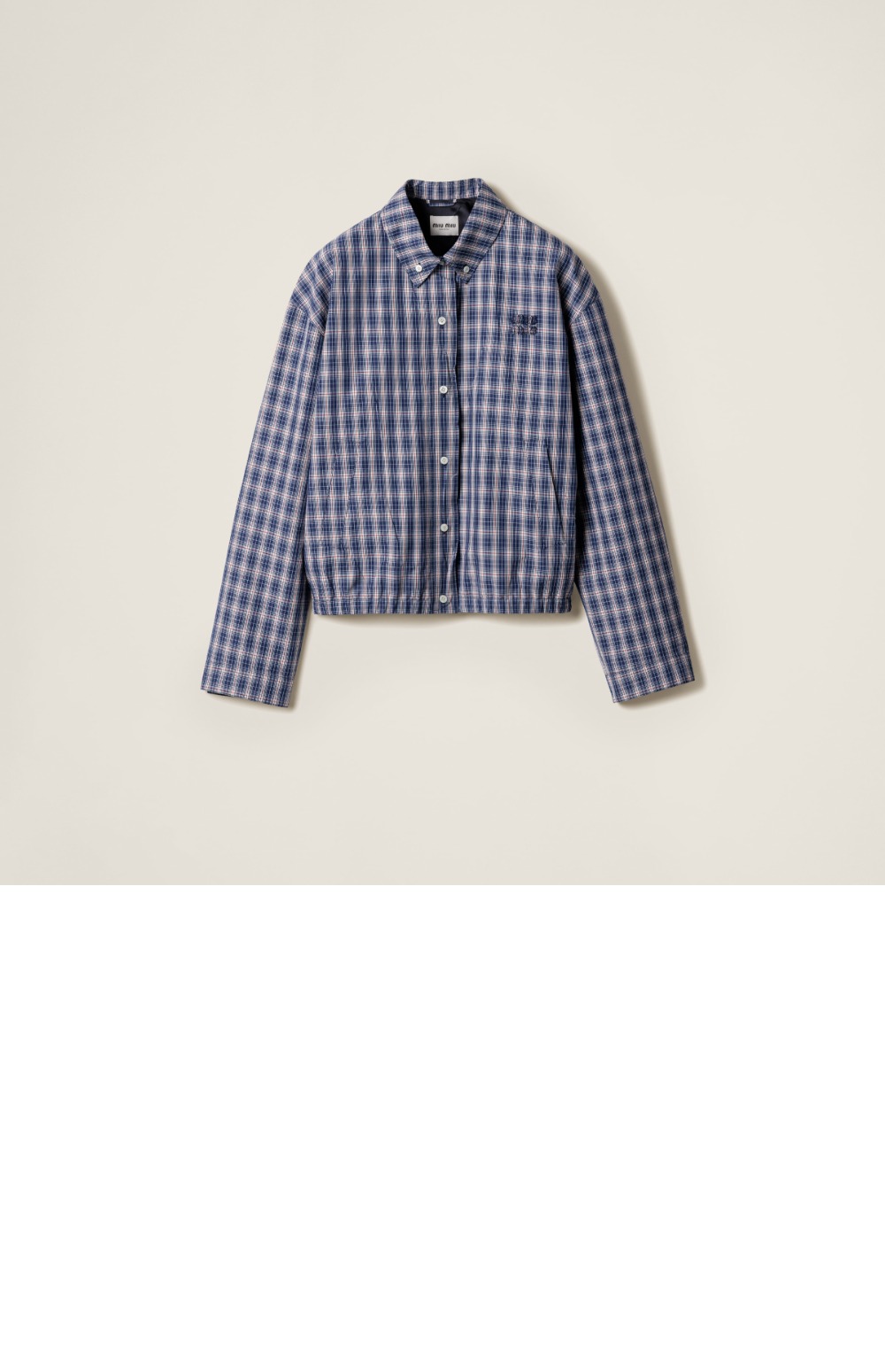 체크 패브릭 블루종 재킷 > Etc - 기타제품