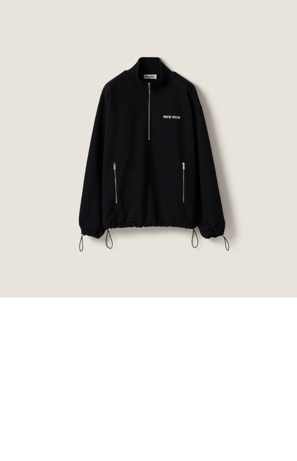 코튼 플리스 지퍼 스웨트셔츠 > Etc - 기타제품