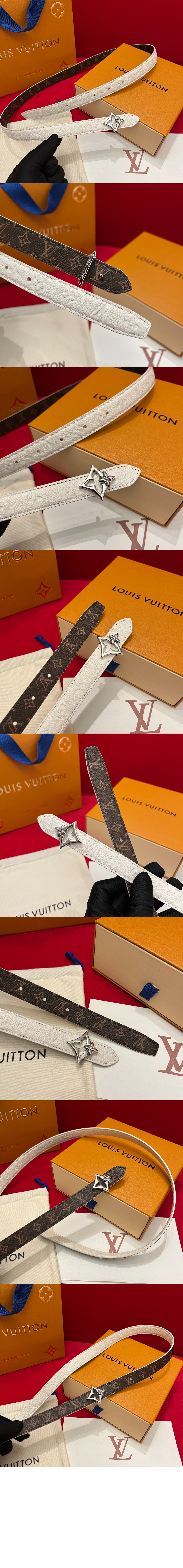 LV 플라워그램 리버서블 벨트 M8783W > 루이비통