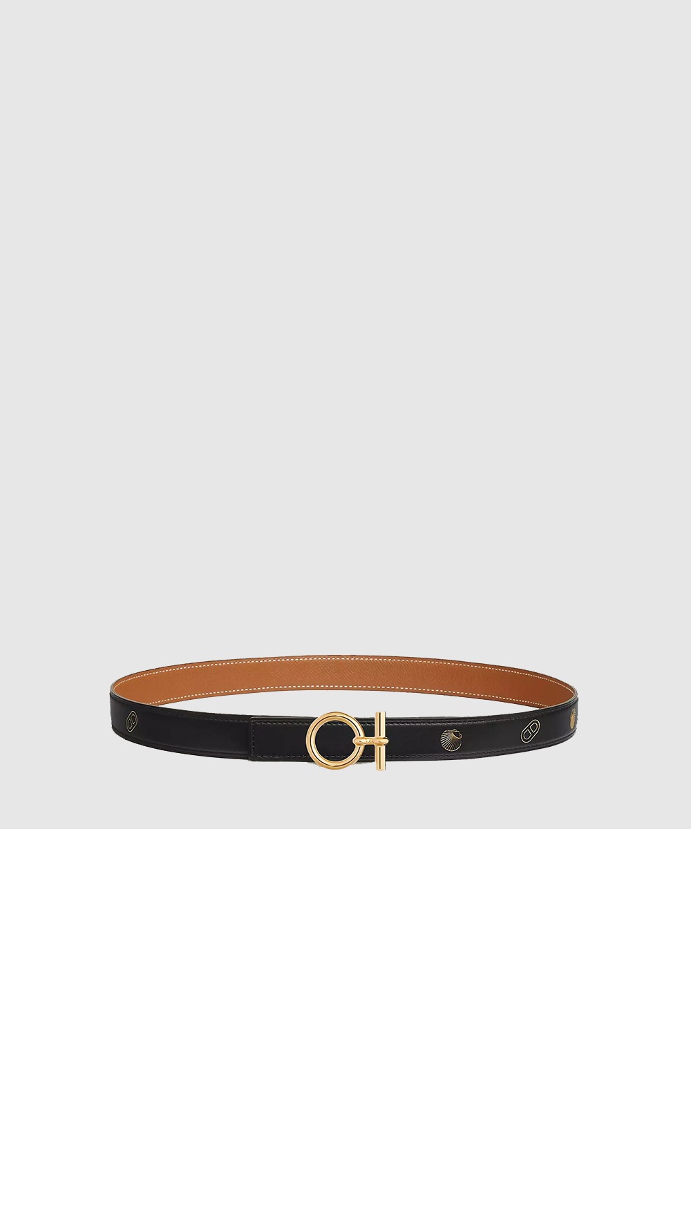 Flot 벨트 버클 Hermes sur Mer 리버서블 가죽 스트랩 > 에르메스