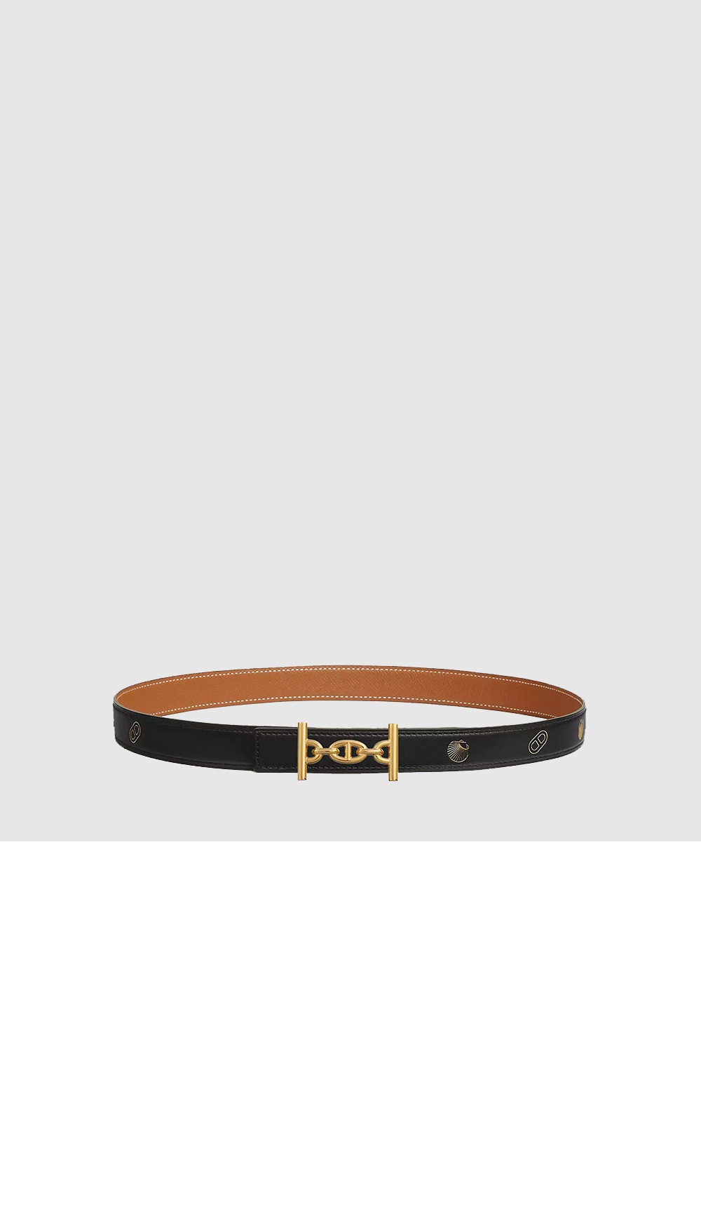 Lagune 벨트 버클 Hermes sur Mer 리버서블 가죽 스트랩 > 에르메스