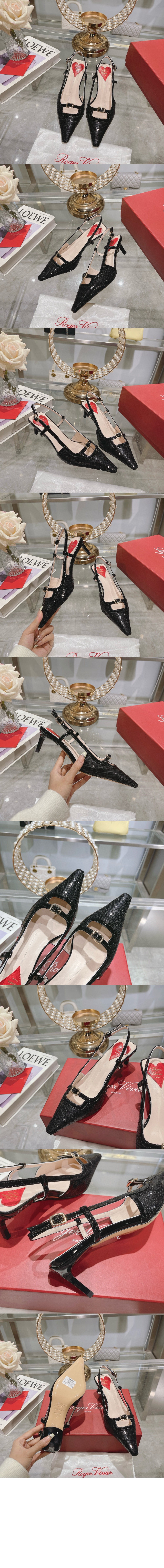 비브 카나드 가죽 슬링백 펌프스 7223 > Viv Canard - 비브 카나드