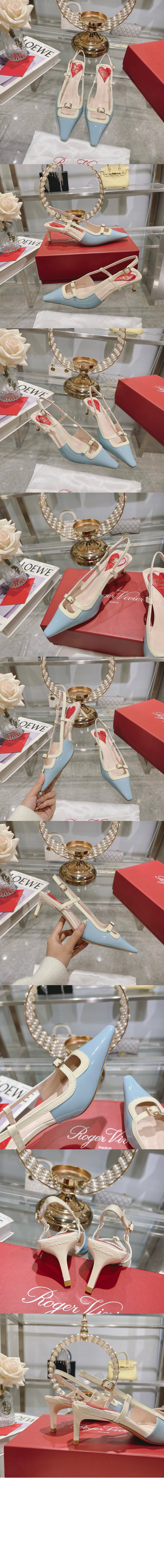 비브 카나드 가죽 슬링백 펌프스 7223 > Viv Canard - 비브 카나드