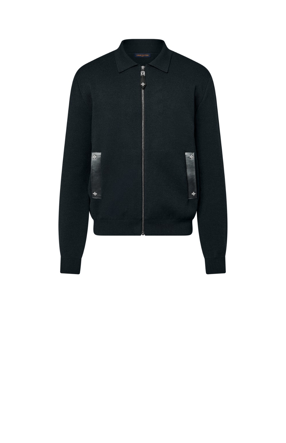 니트 블루종 위드 레더 디테일 > Etc - 기타제품