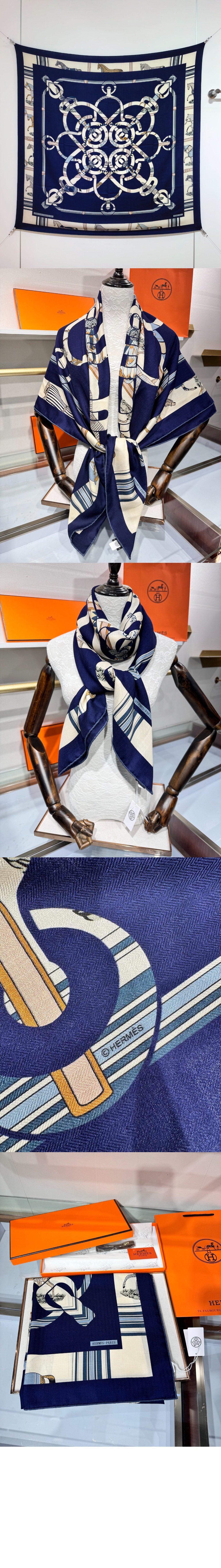 Eperon d Or et Tenues de Jour 숄 140 > 에르메스